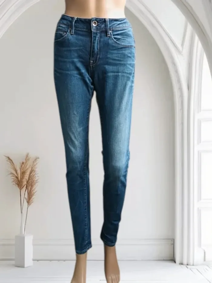 Jean G-Star raw coupe skinny mid ,taille mi-haute ,stretch - photo numéro 3