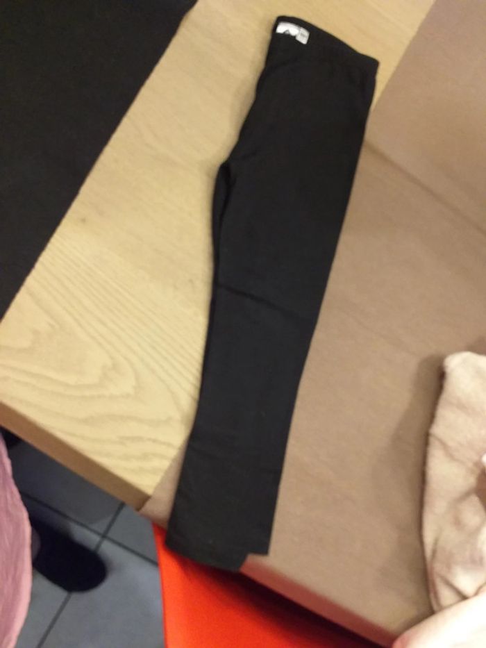 Leggings extensible noir grain de blé 3 ans - photo numéro 3