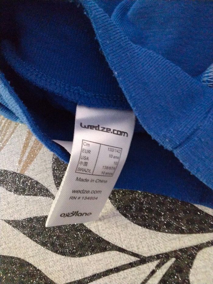 Tee shirt thermique Bleu Decathlon 10 ans - photo numéro 3