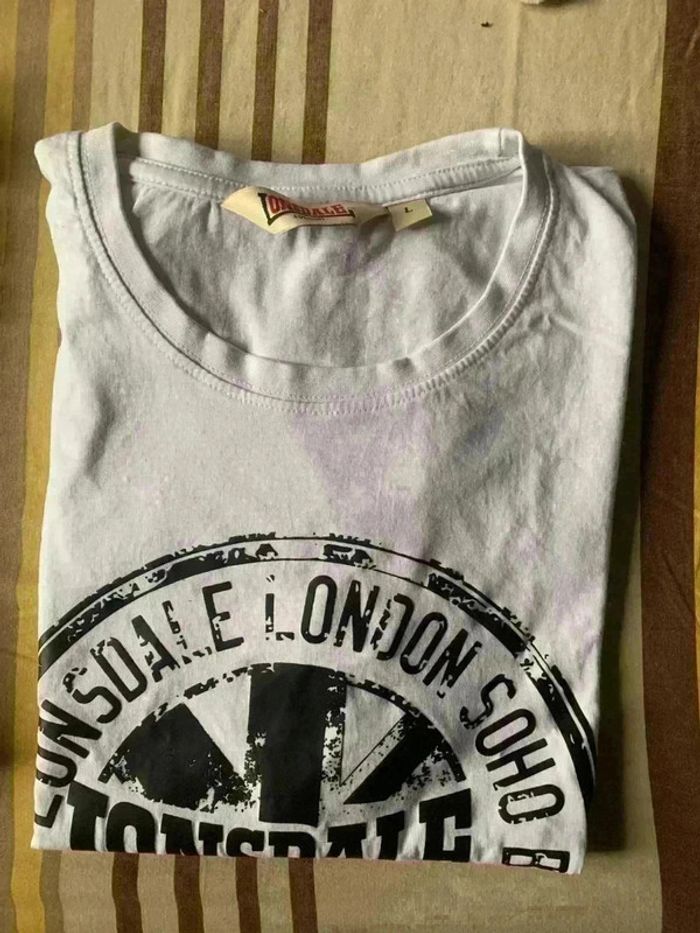 T-shirt lonsdale blanc - photo numéro 4