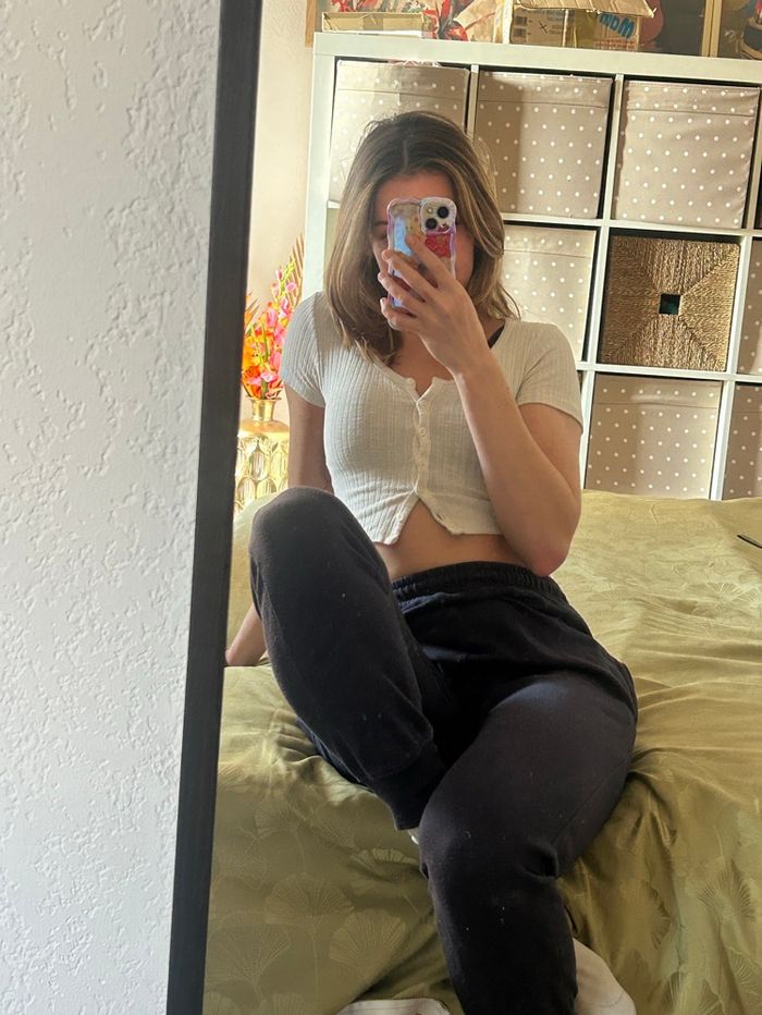 Bas de jogging bleu taille 38 - photo numéro 2