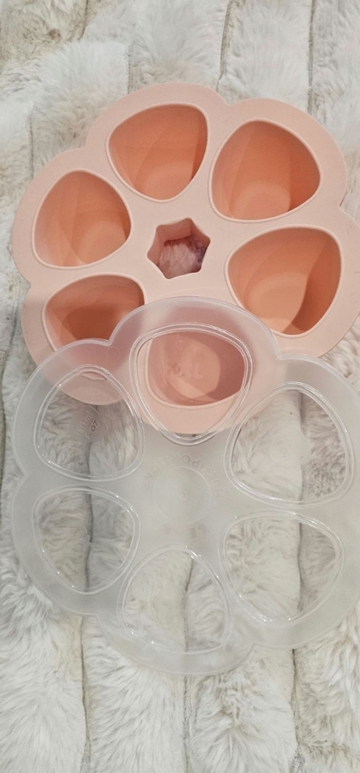 Lot de 3 fleurs 🌸 multiportions BEABA différents formats - photo numéro 4