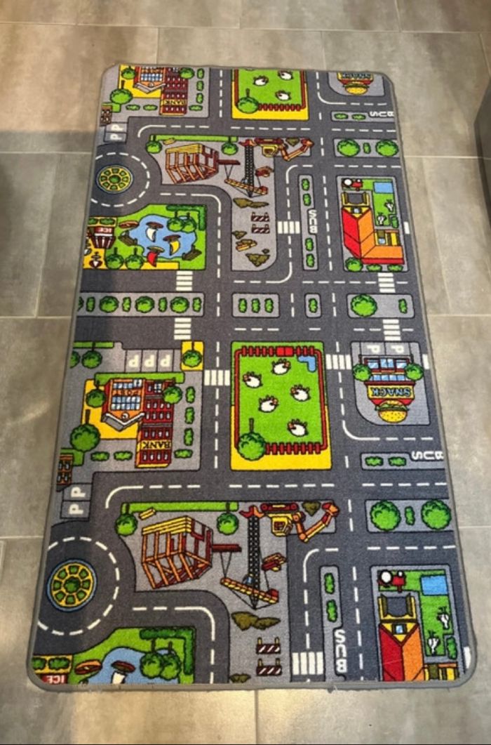 Tapis jeux voiture