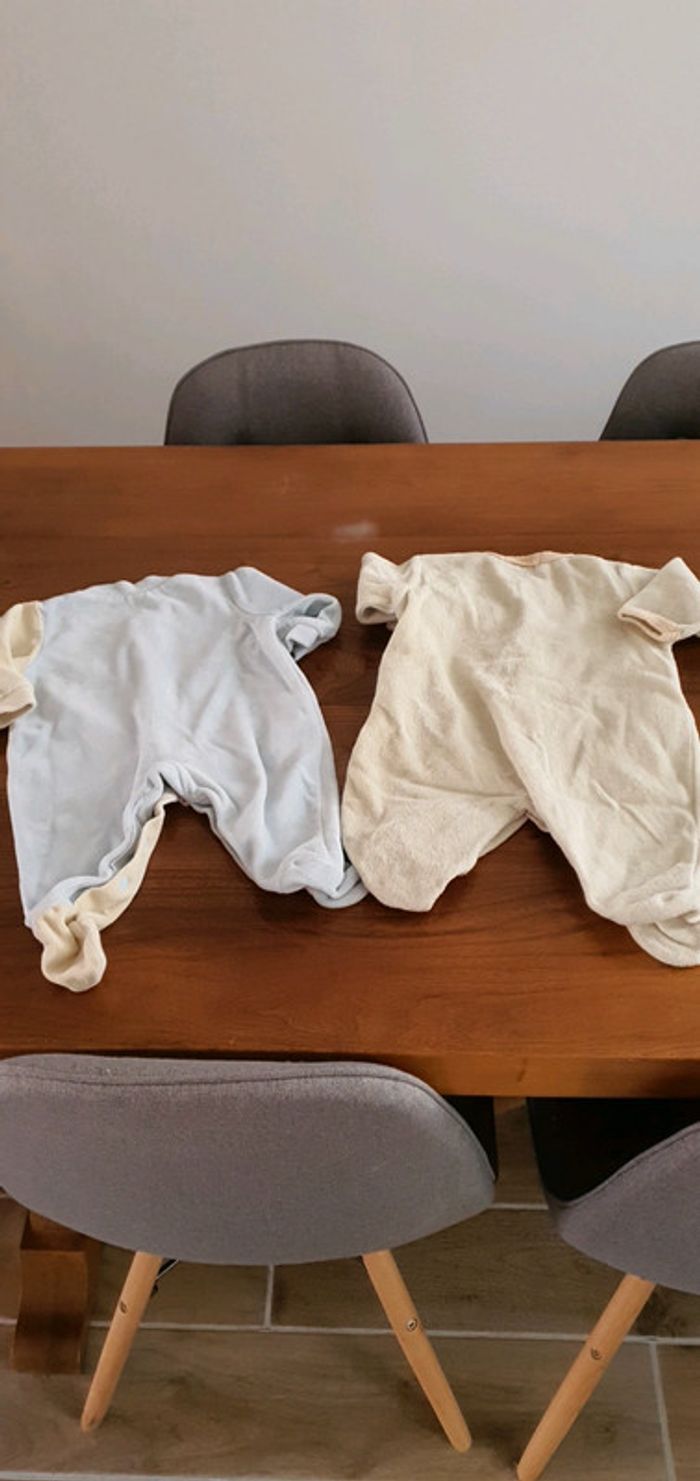 Lot de 2 pyjamas 3 mois - photo numéro 2