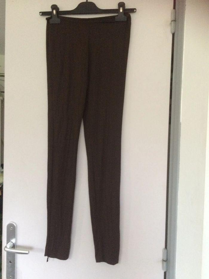 Legging marron T.36