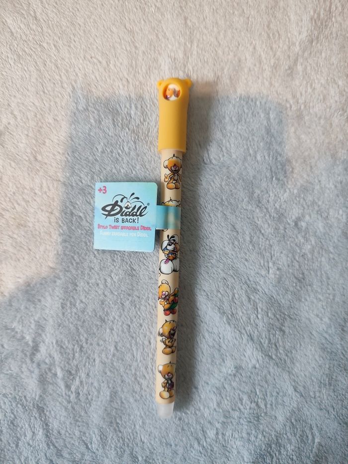 Stylo twist effaçable jaune 🐭 Diddl is back