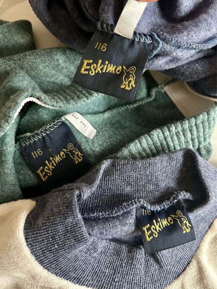 Ensemble pyjama garçon - 6 ans - Eskimo - en très bon état - photo numéro 4