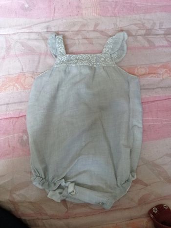 Salopette barboteuse 12 mois