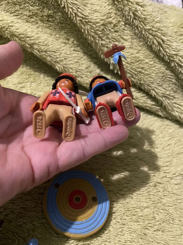 Playmobil Indiens Soldats Nordique Vintage 1974 Geobra - photo numéro 13