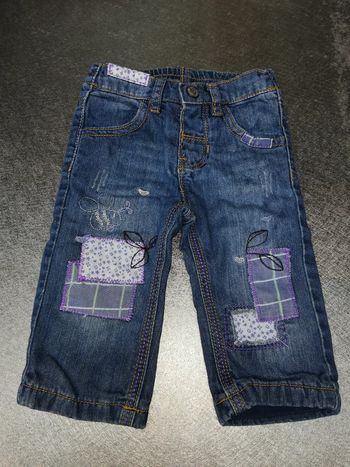 Pantalon jean 9 mois fille Tissaia