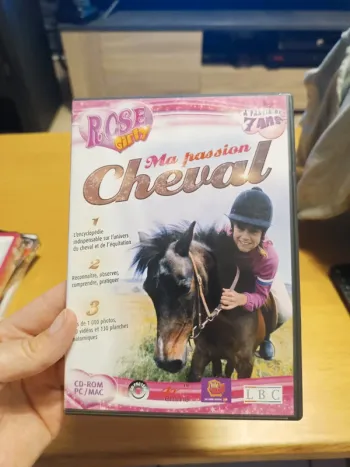 Jeu rose girly ma passion cheval pc cd-rom