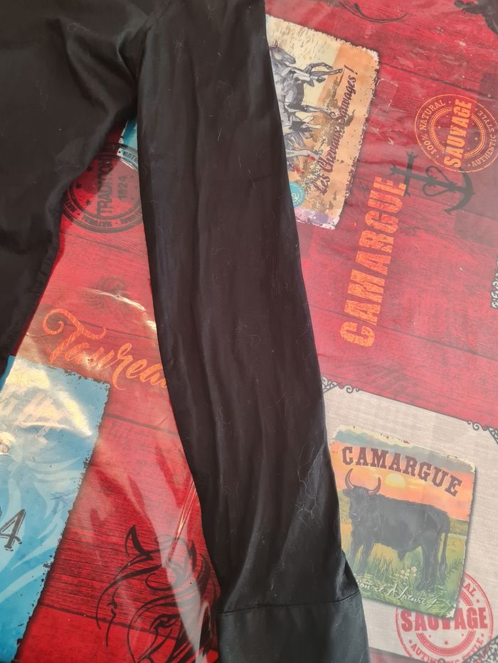 Vend chemise noire Jules très bon était taille S - photo numéro 4