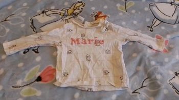 T-shirt Disney Marie des Aristochats 6 mois neuf