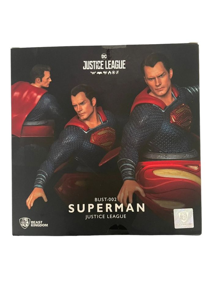 Figurine Dc Justice League Bust-002 Superman Beast Kingdom neuf - photo numéro 2