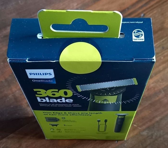Philips OneBlade 360 – Tondeuse barbe & visage – 1 lame + 3 sabots – Neuf - photo numéro 6