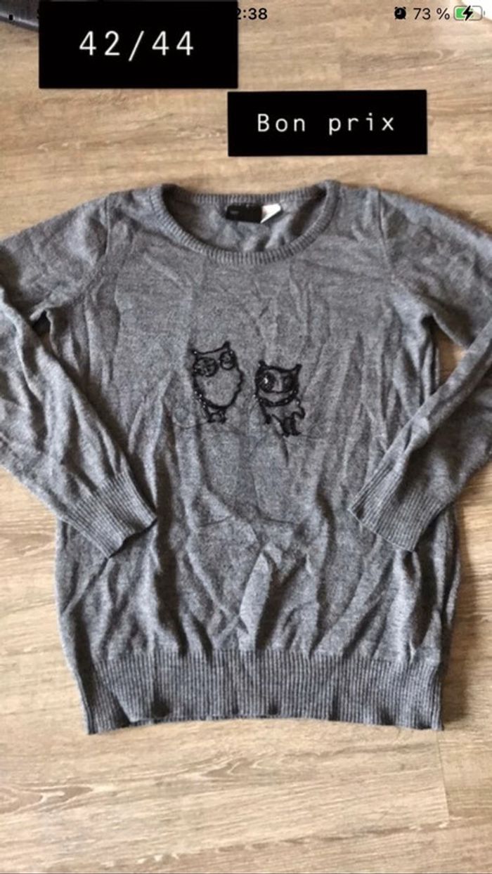 Pull long tunique taille 42/44