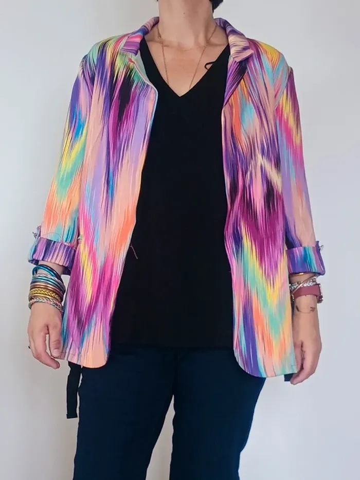 veste multicolore vintage TU