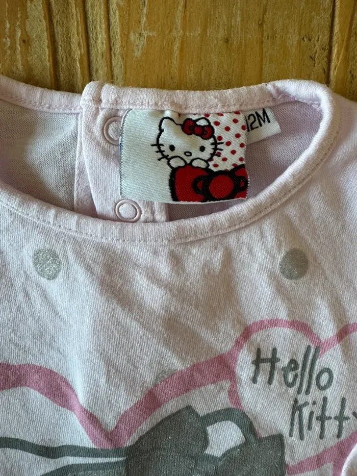 Haut manches longues hello kitty - photo numéro 2