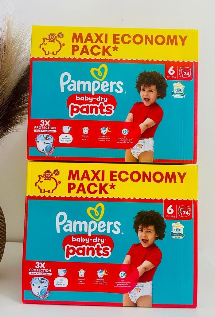 Couches  Pampers Pants taille 6