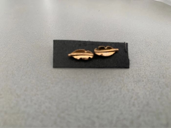 Boucles d’oreilles feuille fantaisie