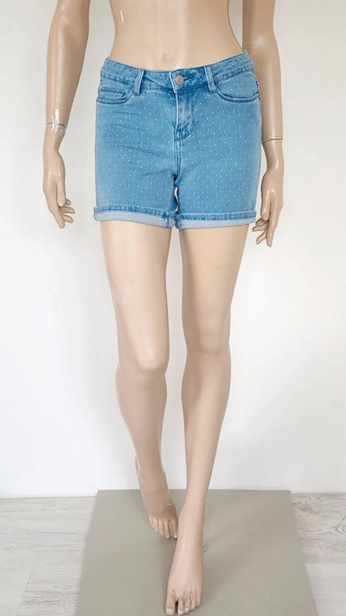 Short en jeans Camaïeu T.36