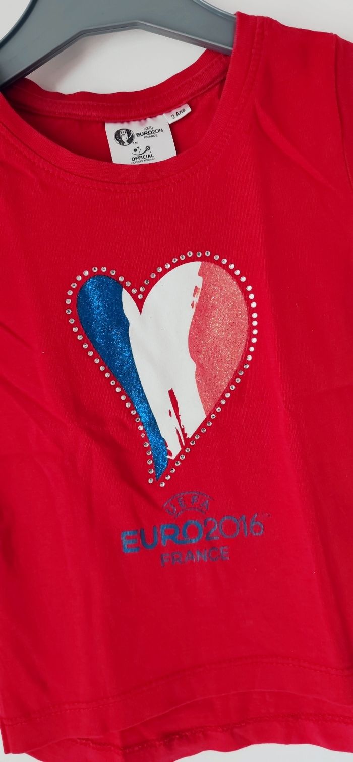 🌼 T-shirt manches courtes - UEFA Euro 2016 France - 2 ans 🌼 - photo numéro 2