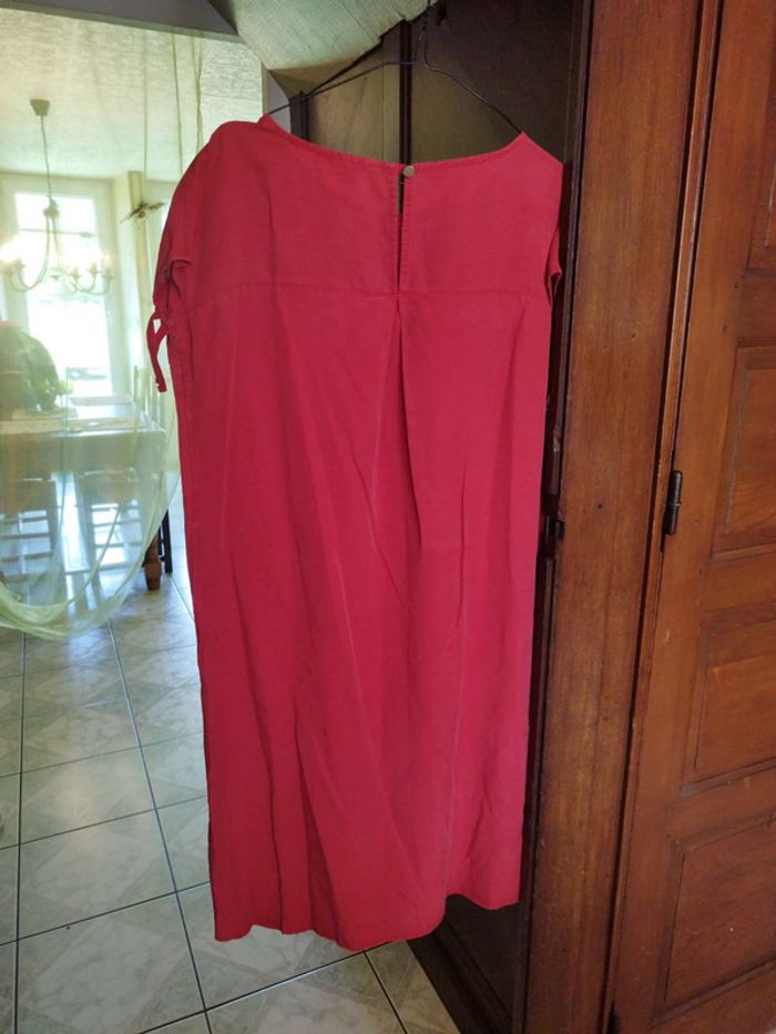 Robe rouge Fée Maraboutée poches vintage S/36 - photo numéro 12