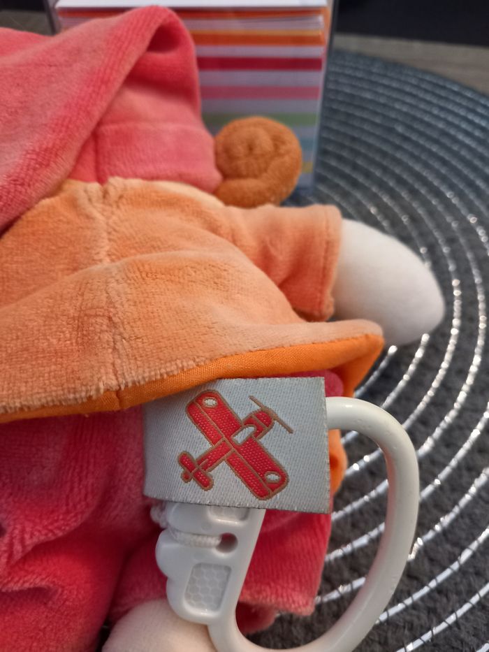 Peluche poupée boîte à musique 
Nicotoy 25cm - photo numéro 5