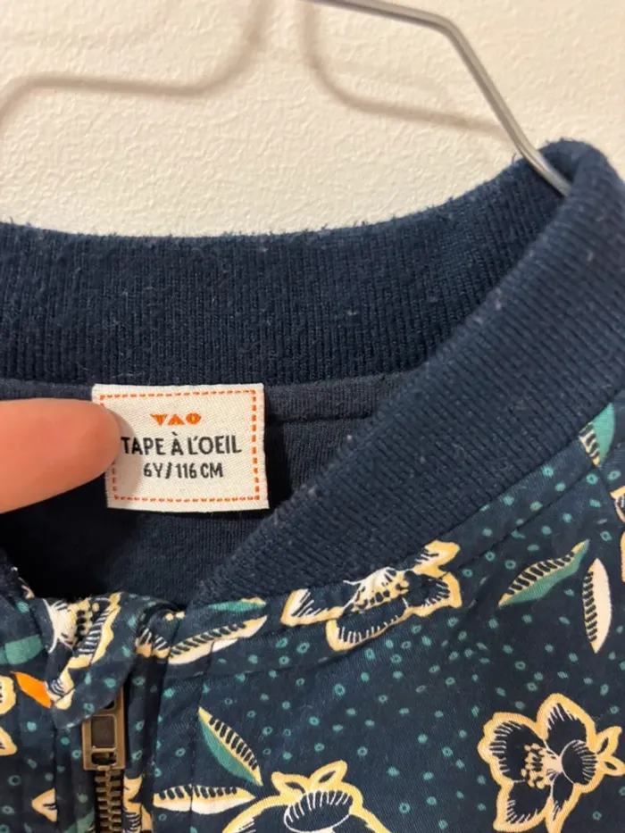 Jolie veste tape à l’œil 6 ans fille - photo numéro 2