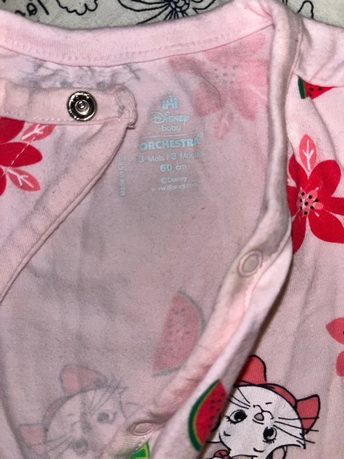 Grenouillère bébé fille 3 mois en excellent état - photo numéro 2