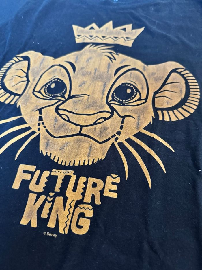 T-shirt Absolute Cult Le Roi Lion noir - photo numéro 2