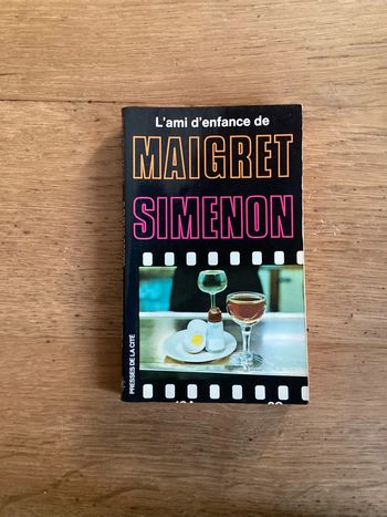 Livre « l’ami d’enfance de Maigret »
