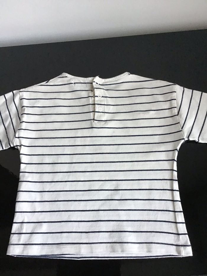 Tee shirt motifs brodés 18 mois - photo numéro 4