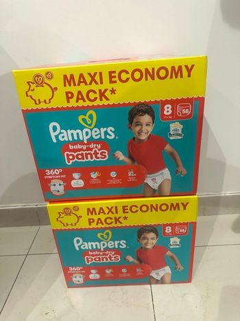 Pampers pants  taille 8/116 couches 