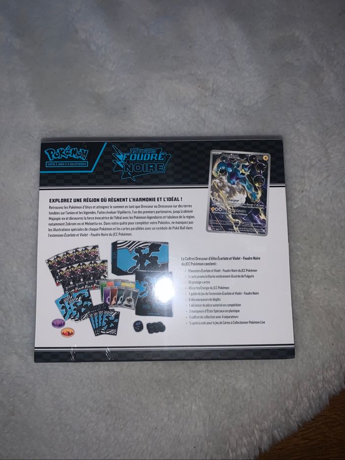 ETB Pokémon EV 10.5 Foudre Noire - photo numéro 7