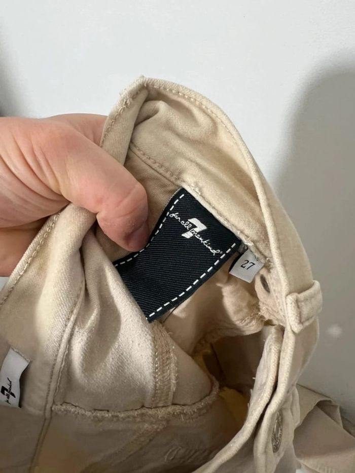 Pantalon velours beige - photo numéro 7