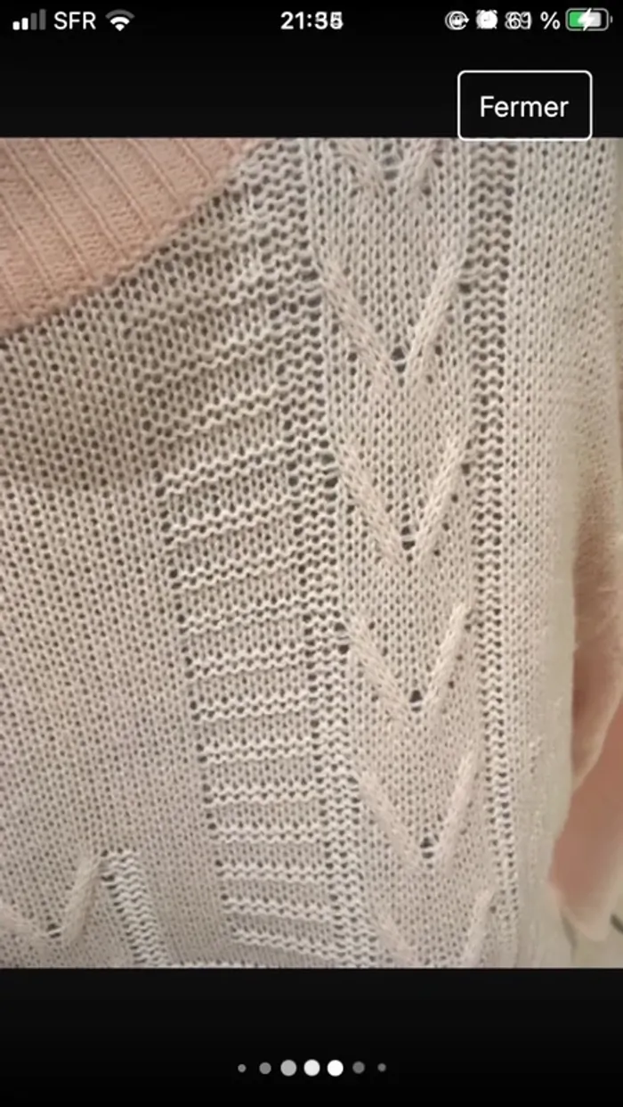 Superbe pull en 42 en excellent état de marque Bleu Bonheur - photo numéro 4