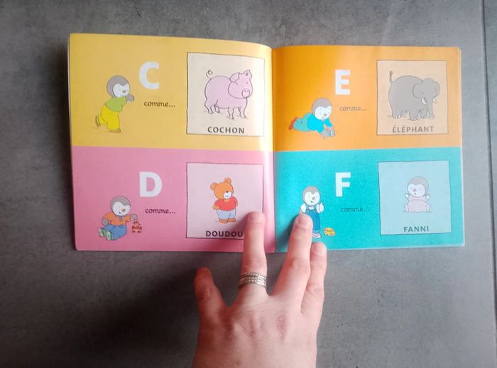 Livre enfant souple - T'choupi reconnaît les lettres - photo numéro 4