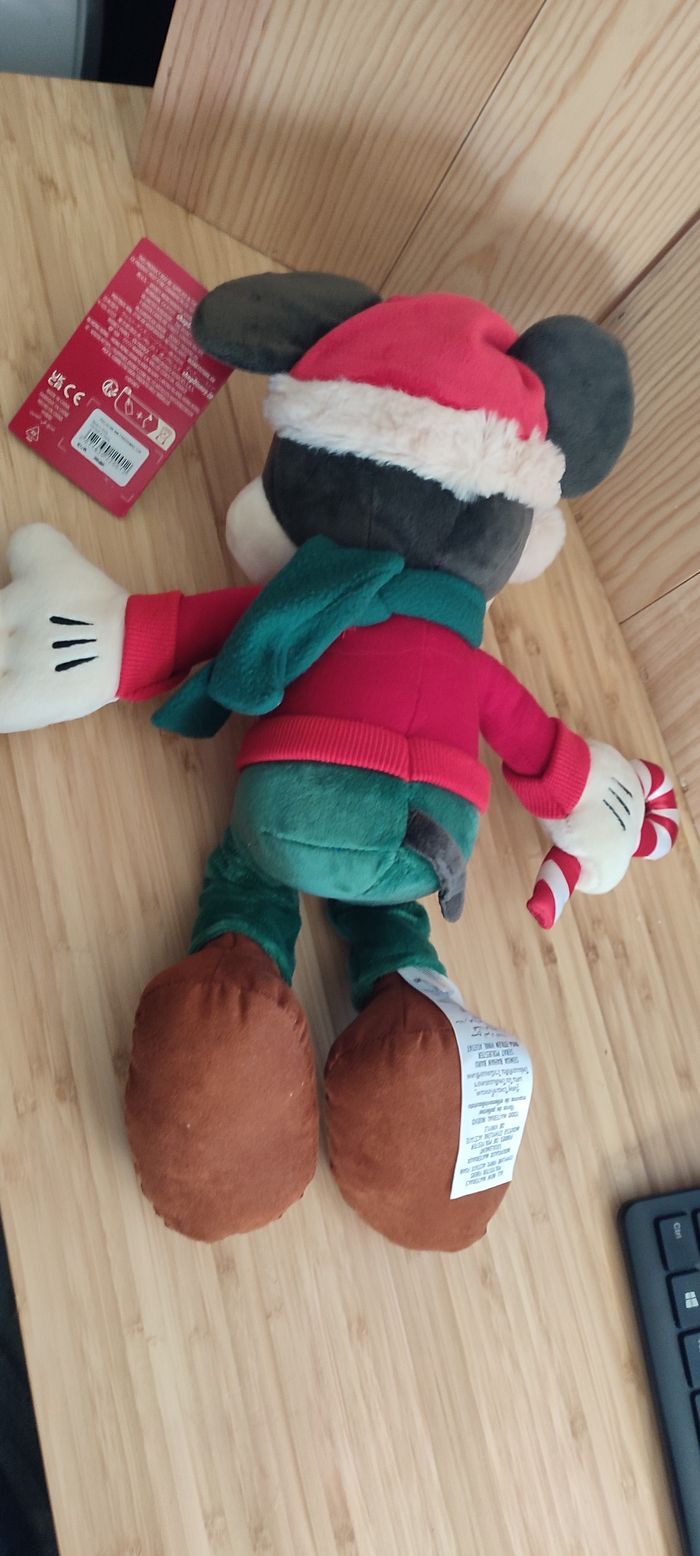 Peluche Mickey Noel - Christmas - photo numéro 2