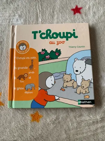 T’choupi au zoo  histoire à deux voix Très bon état