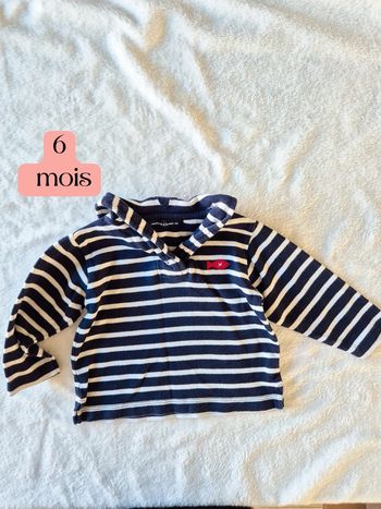 Pull marinière 6 mois