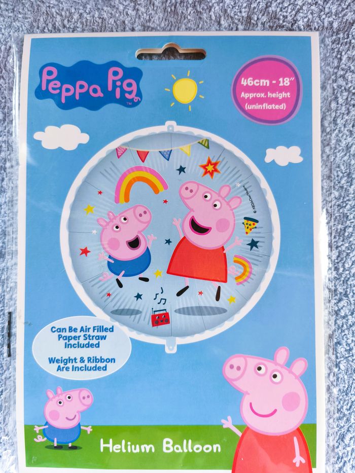 Peppa Pig ( bleu-jaune ) - Lot NEUF - photo numéro 5