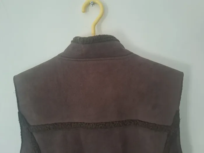 Veste effet Daim manches courtes marron Dorotennis Taille 42/44 - photo numéro 13