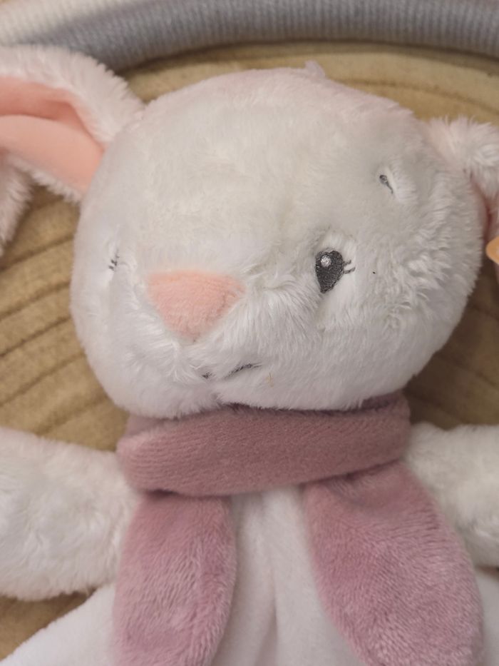Doudou Lapin Mot d'enfant - photo numéro 3