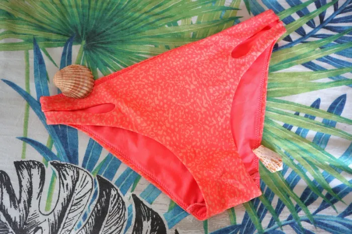 Maillot de Bain 2 Pièces Couleur Corail - photo numéro 6