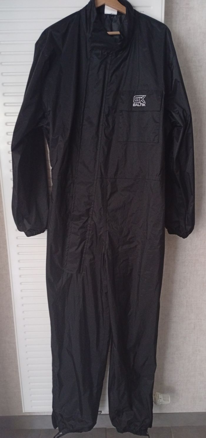 Combinaison de pluie homme moto noir Baltik taille XL