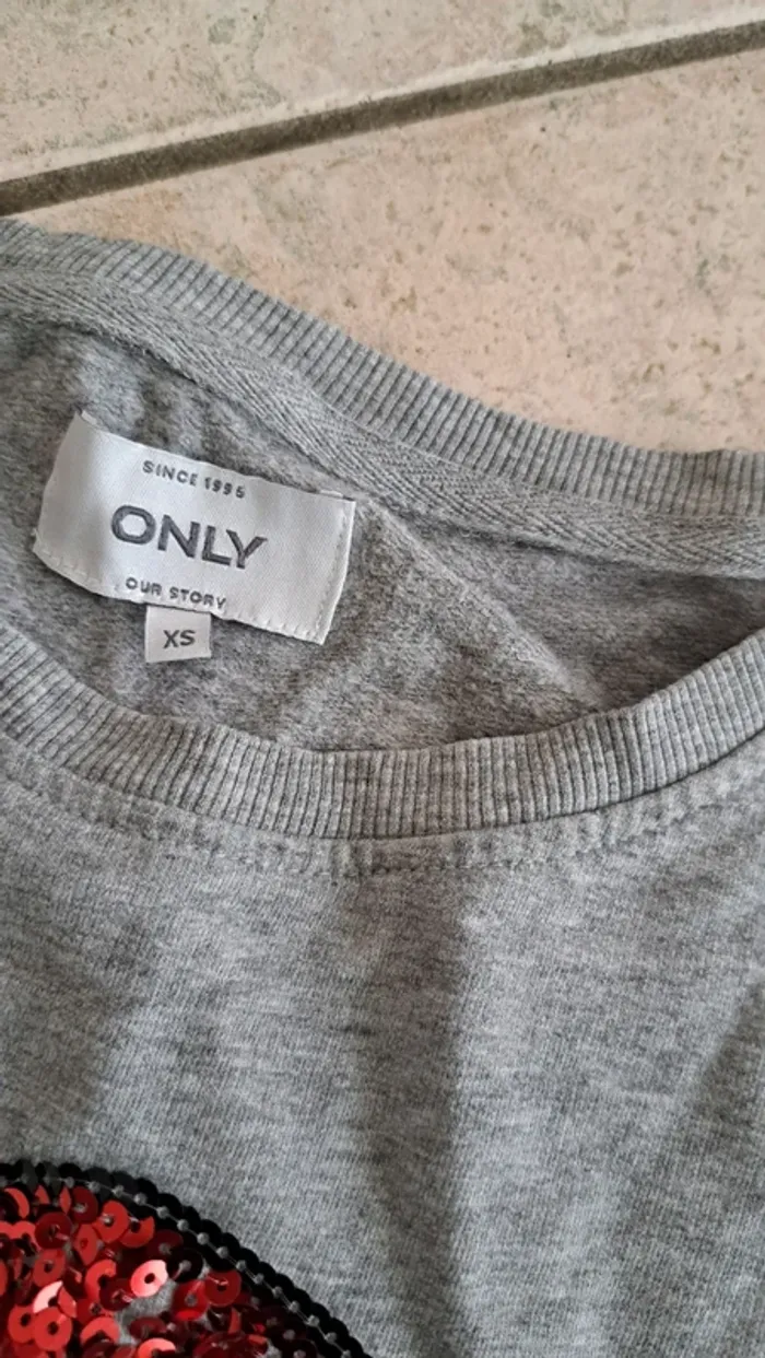 Pull t-shirt, ONLY, XS - photo numéro 3