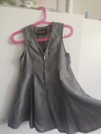 Chattawak robe patineuse à carreaux 6 ans