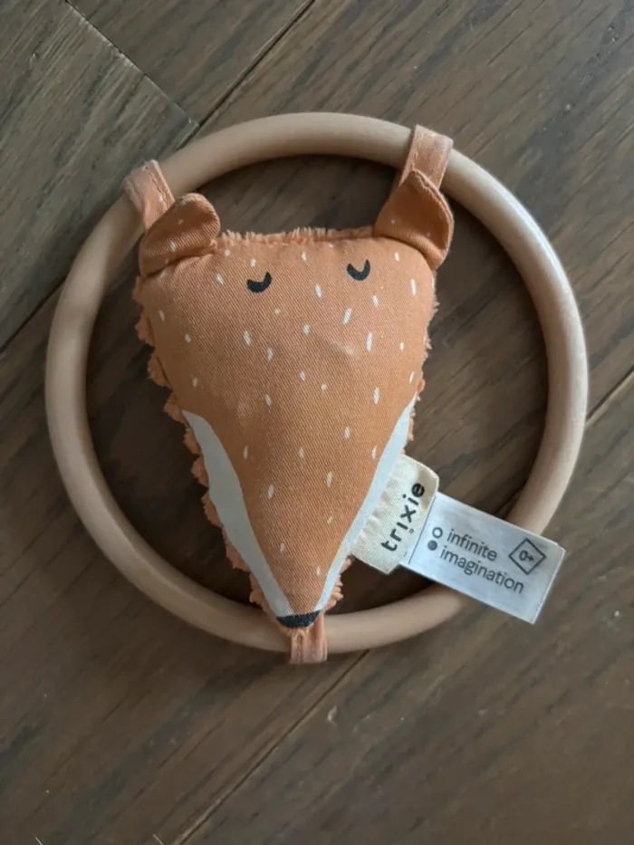 Hochet renard trixie en très bon état