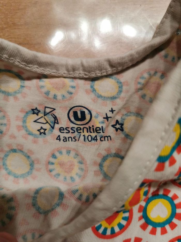 Tee-shirt 4 ans manche courte - photo numéro 2